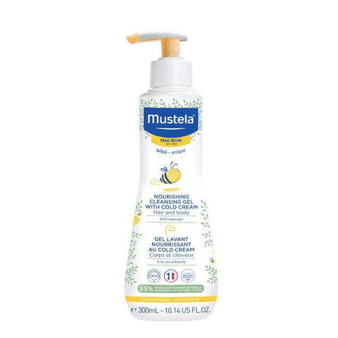 Mustela Nourishing Cleansing Gel with Cold Cream 300 ml, -- ANB Baby