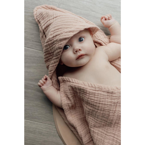 Natruba Muslin Baby Hooded Bath Towel, -- ANB Baby