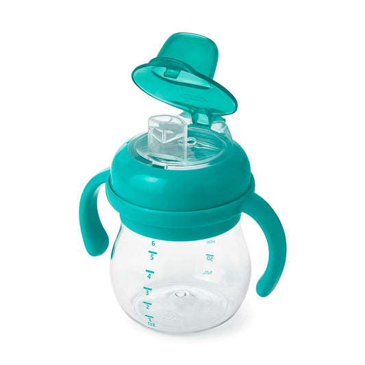 OXO TOT Transitions Soft Spout Sippy Cup with Removable Handles - 6 OZ, -- ANB Baby