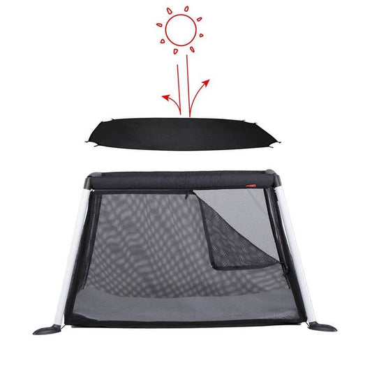 Phil & Teds Traveller Top Sun and Bug Mesh Cover, Black, -- ANB Baby