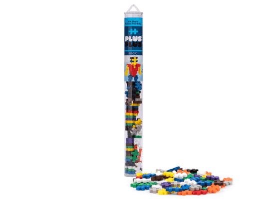 Plus-Plus Basic Color Mix Construction Building Mini Puzzle Blocks, 70 Pieces Tube, -- ANB Baby