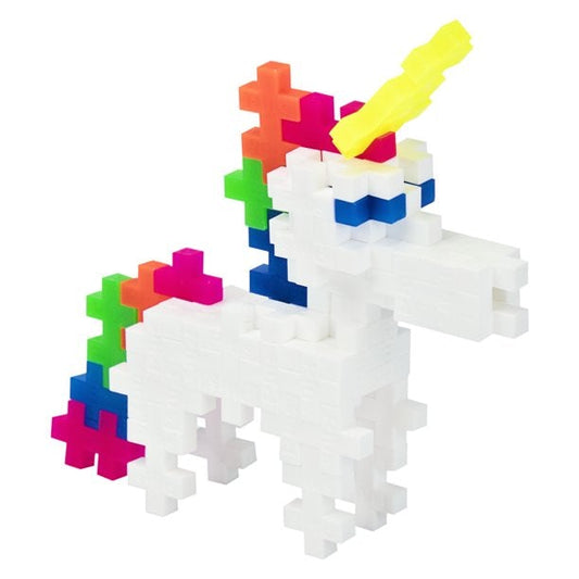 Plus-Plus Unicorn Construction Building Mini Puzzle Blocks, 70 Pieces Tube, -- ANB Baby