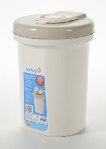 Safety 1st Easy Saver Diaper Pail, White, -- ANB Baby