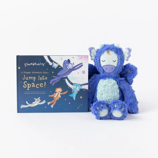 Slumberkins Dragon Kin with Jump Into Space Book, -- ANB Baby