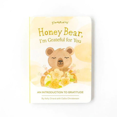 Slumberkins Honey Bear Kin, Gratitude, Honey, -- ANB Baby