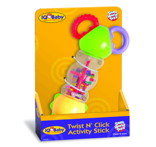 Small World Toys Little Friends Shake and Rattle Stick Assistant, -- ANB Baby