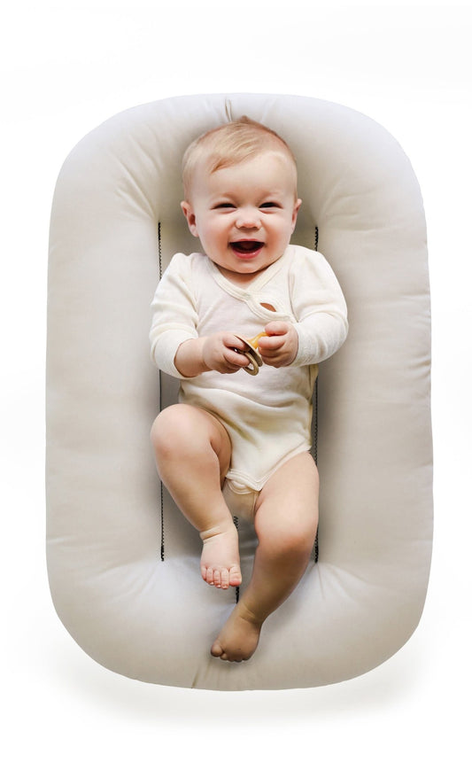 Snuggle Me Organic Bare Lounger, lifestyle -- ANB Baby