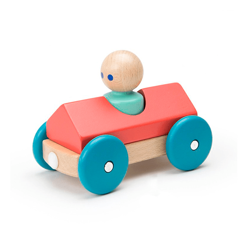 Tegu Magnetic Racer Building Block Set 3-Piece, -- ANB Baby