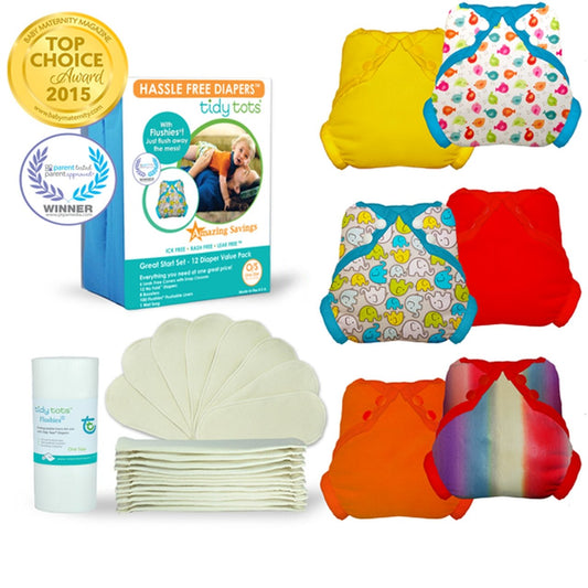 Tidy Tots Great Start Set, Stay-Dry, Diaper Set, -- ANB Baby