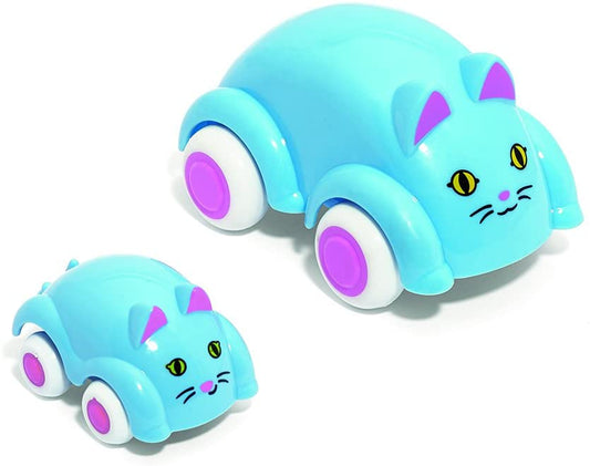 Viking Toys Cute Cars Mother and Baby Cat Vehicle Toy Set, -- ANB Baby