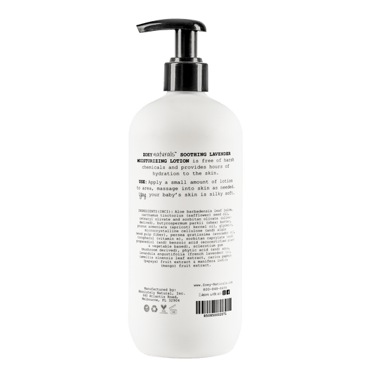 Zoey Naturals Moisturizing Lotion 17 oz. Soothing Lavender, -- ANB Baby