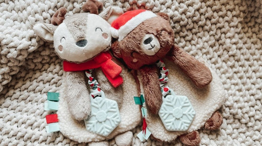 Comfort and Joy: Why We Love the Itzy Ritzy Holiday Loveys - ANB BABY