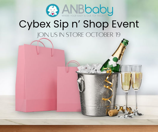Join us for the CYBEX Sip n’ Shop Event at ANB Baby! - ANB Baby