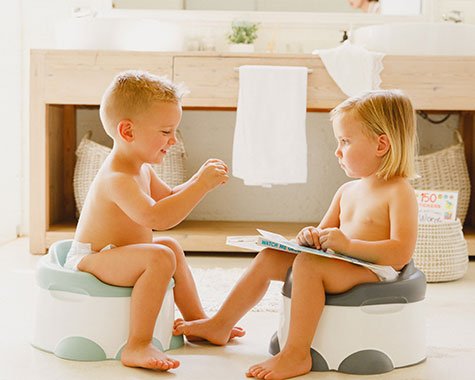 Sitting Pretty! Why We Love the Bumbo Step 'n Potty - ANB BABY