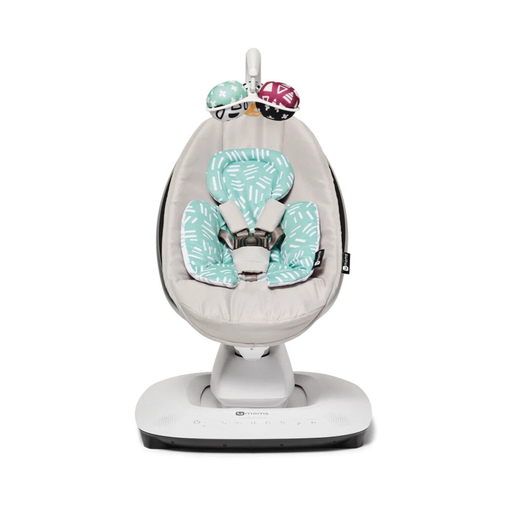 4moms Rockaroo and Mamaroo Infant Insert, Mint Mesh_Lifestyle- ANB Baby