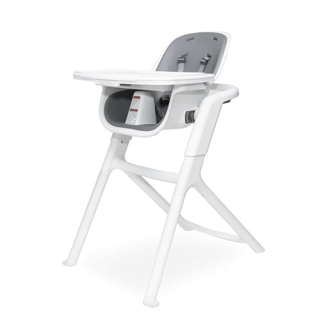 4moms Connect High Chair, White/Gray-High Chairs-4moms-ANB Baby Store