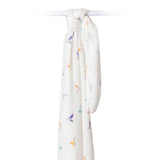 Lulujo Bamboo Swaddle-Hummingbirds_4 - ANB Baby