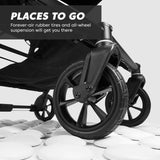 Baby Jogger City Mini 2 Double Baby Stroller-Jet_7 - ANB Baby