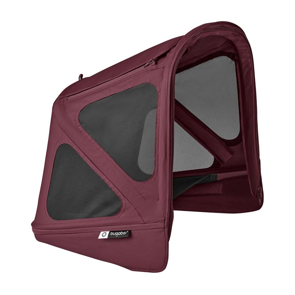 Bugaboo Dragonfly Breezy Sun Canopy-Dark Cherry Red_10 - ANB Baby
