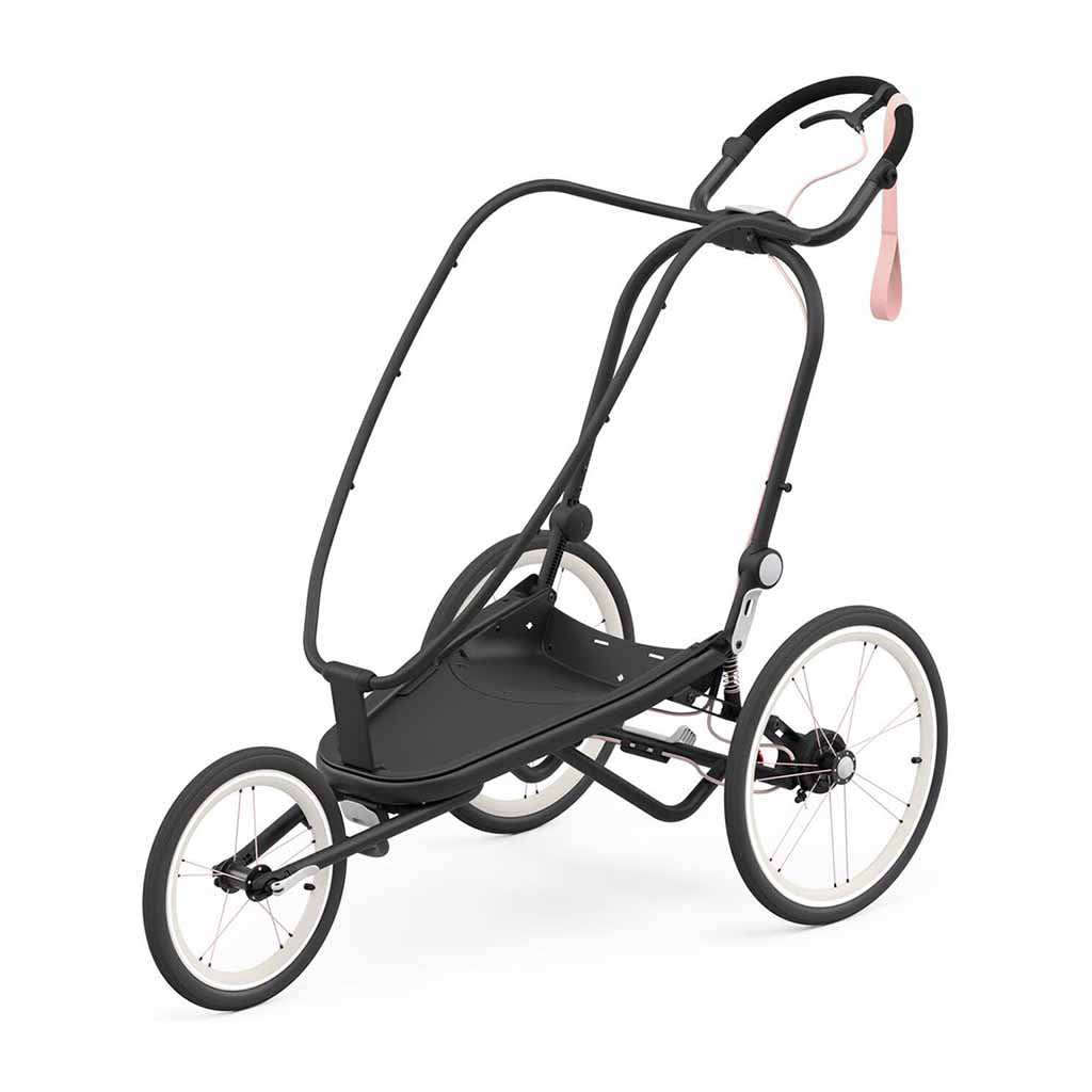 Cybex Zeno Multisport Trailer Frame-Black with Pink Details_10 - ANB Baby