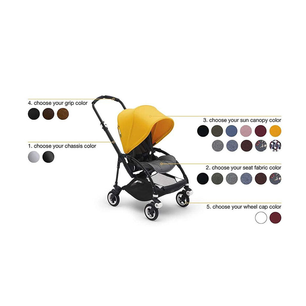 BUGABOO Bee 5 Stroller Base Plus-Aluminium_12 - ANB Baby