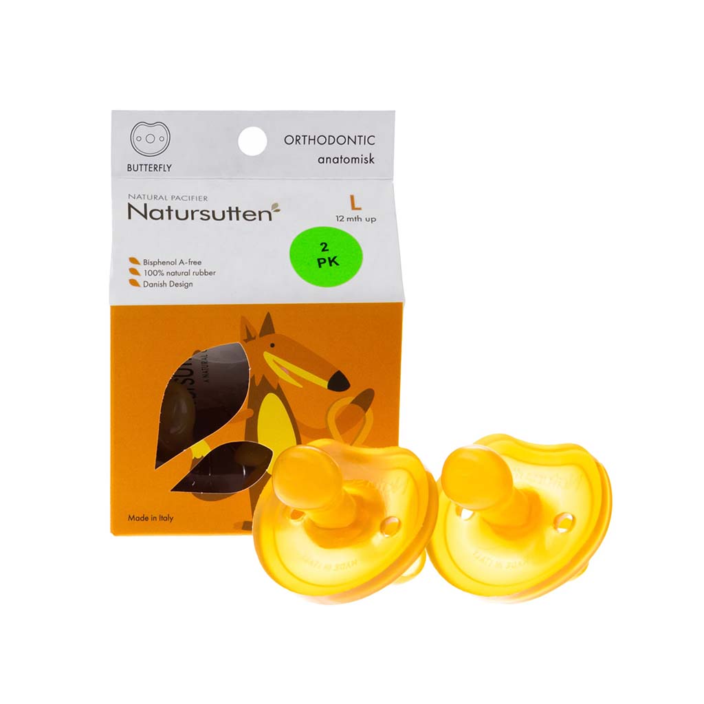 Natursutten BPA-Free Natural Rubber Pacifier-Orthodontic_6 - ANB Baby
