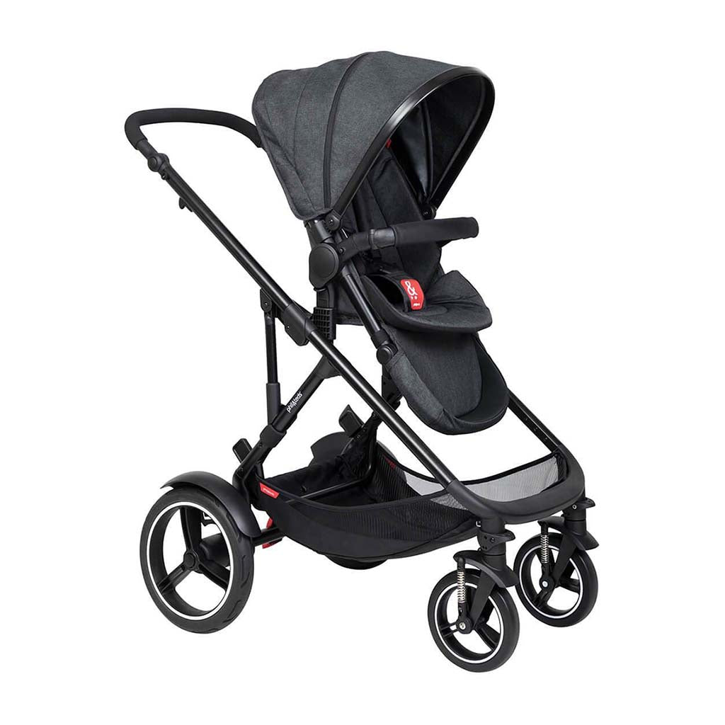 Phil & Teds V6 Voyager Stroller & Liner-Black_1 - ANB Baby
