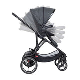 Phil & Teds V6 Voyager Stroller & Liner-Black_4 - ANB Baby