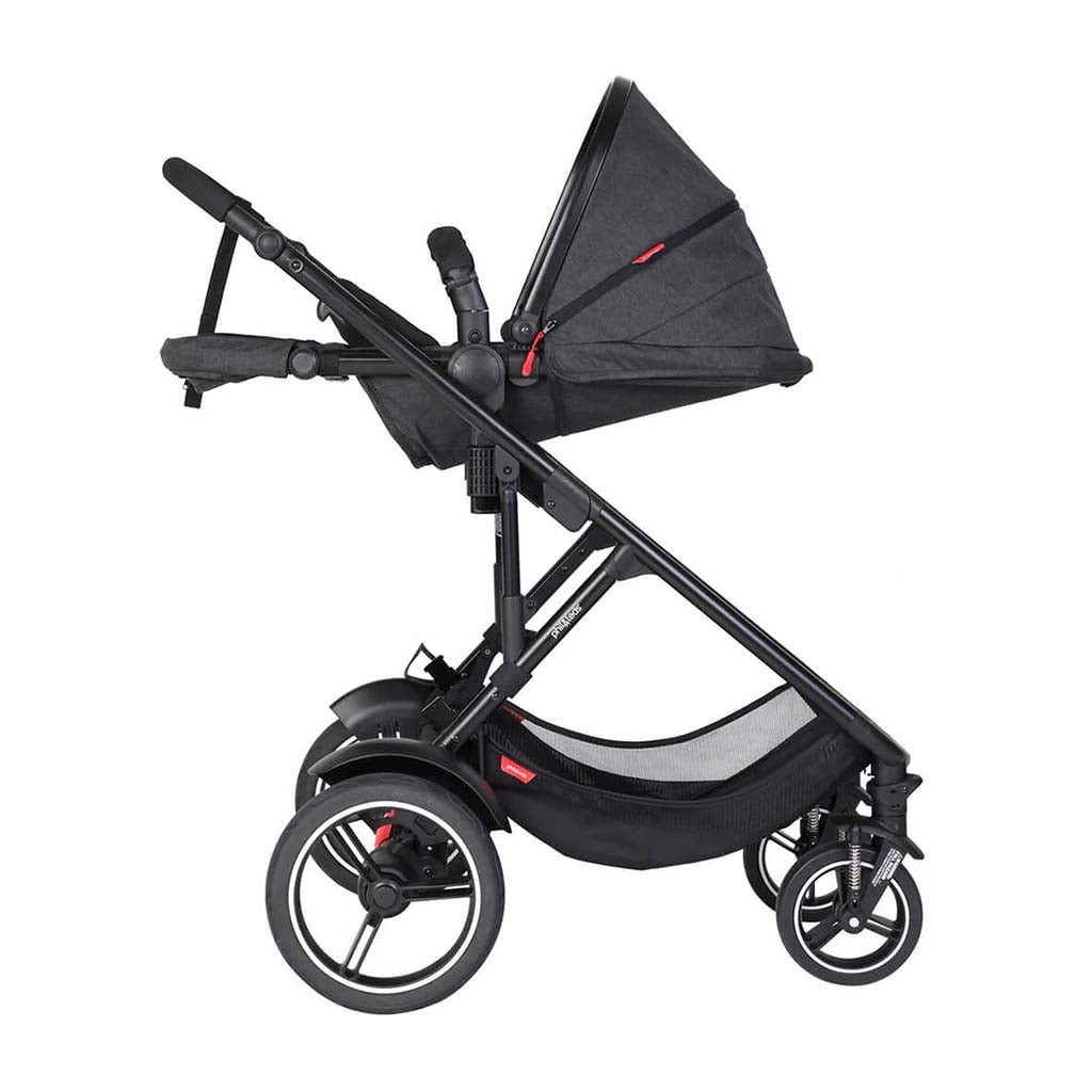 Phil & Teds V6 Voyager Stroller & Liner-Black_5 - ANB Baby