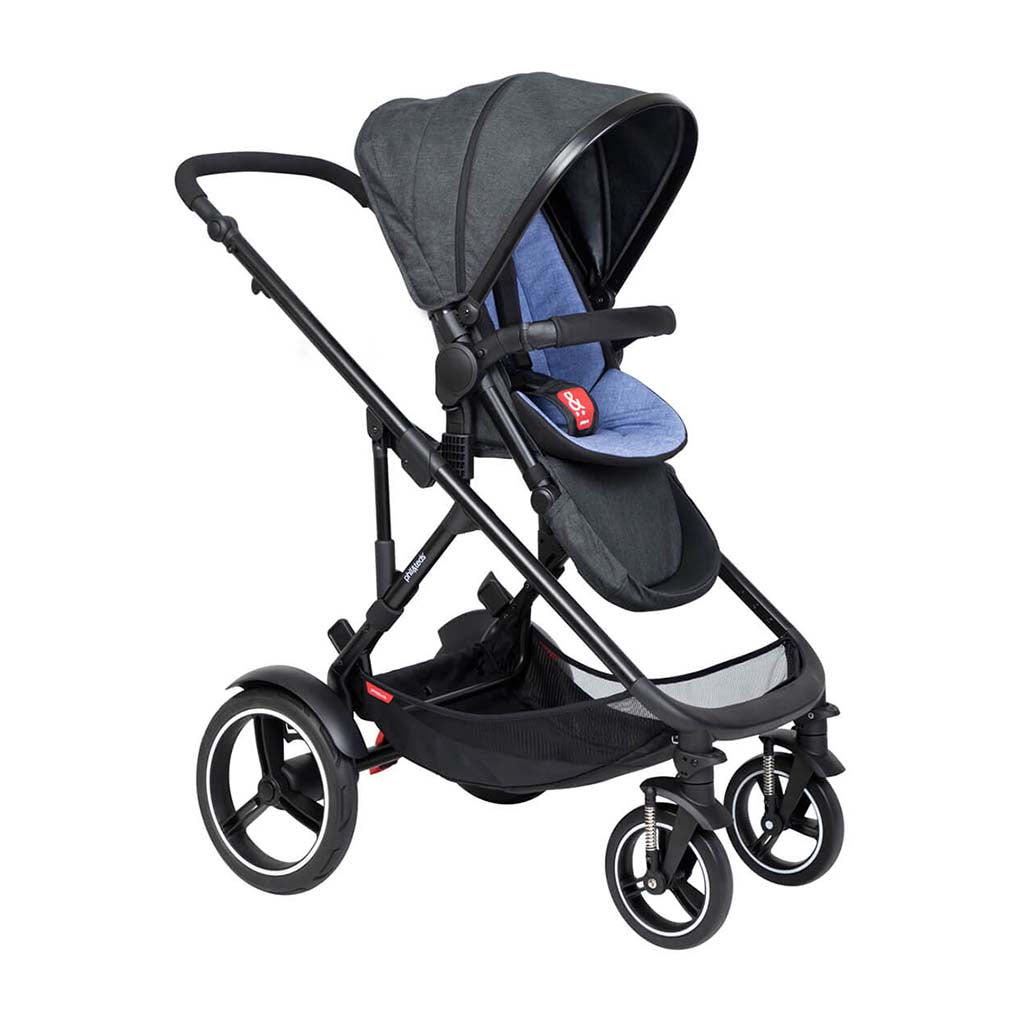 Phil & Teds V6 Voyager Stroller & Liner-sky_8 - ANB Baby