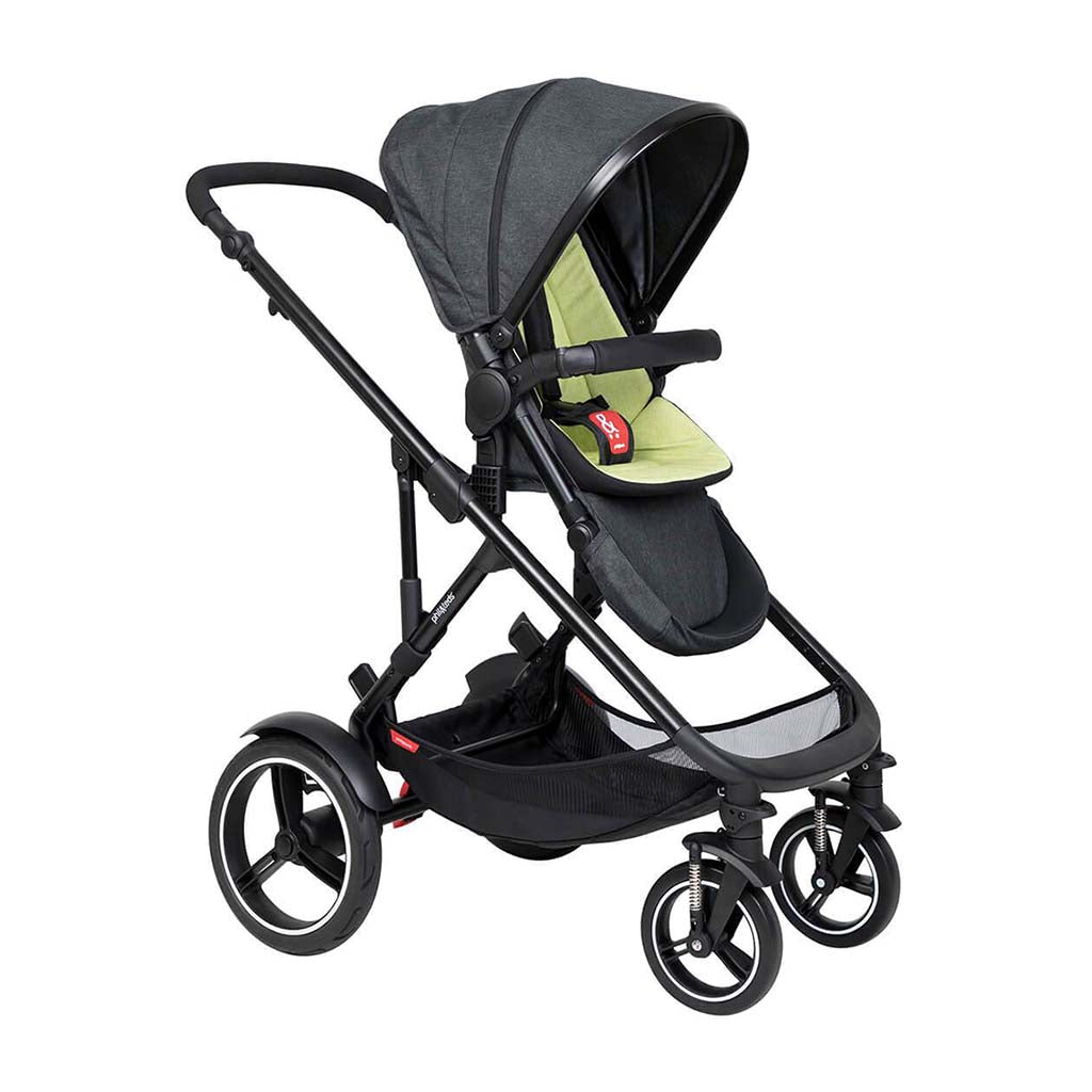 Phil & Teds V6 Voyager Stroller & Liner-apple-green_11 - ANB Baby