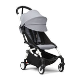 Stokke YOYO Lightweight Stroller from 6 Months-White Frame Stone_3 - ANB Baby