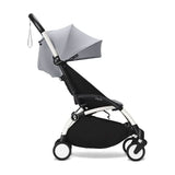 Stokke YOYO Lightweight Stroller from 6 Months-White Frame Stone_4 - ANB Baby