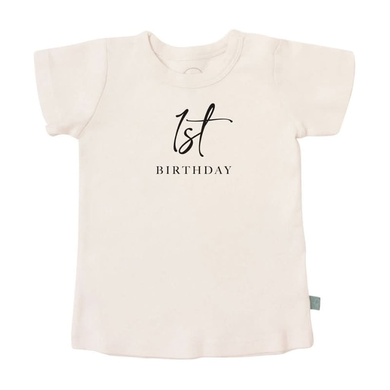 Finn & Emma Short Sleeve Graphic T-Shirt - 1st Year_1 - ANB Baby