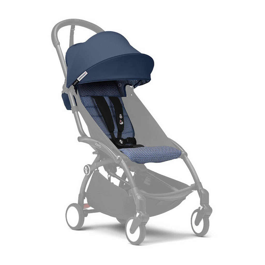 6 baby stroller YOYO 6+ Color Pack by Stokke Air France Blue