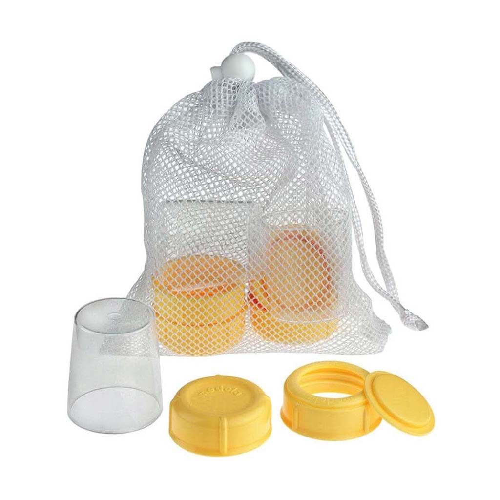 Medela Breast Milk Bottle Spare Parts-Breastfeeding-Medela-Clear/Yellow-ANB Baby Store