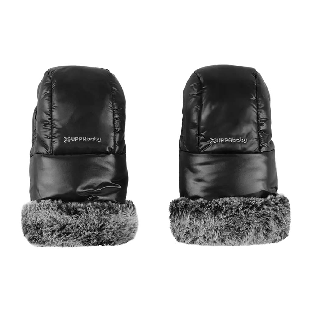 UPPAbaby CozyHandmuffs Luxe-Stroller Accessories-UPPAbaby-Lyla: Onyx Nylon-ANB Baby Store