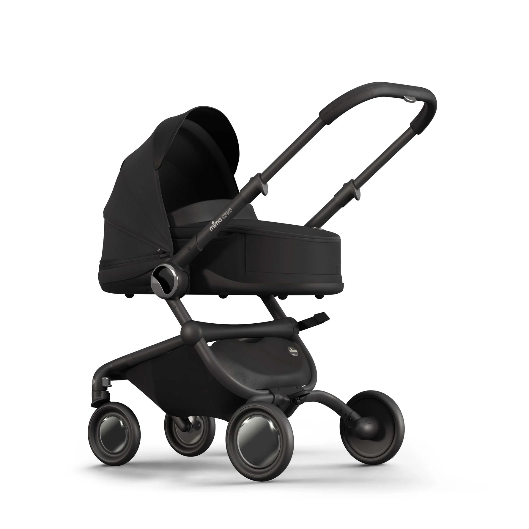 Mima Creo Bassinet, Black-Cribs & Bassinets-mima-ANB Baby Store