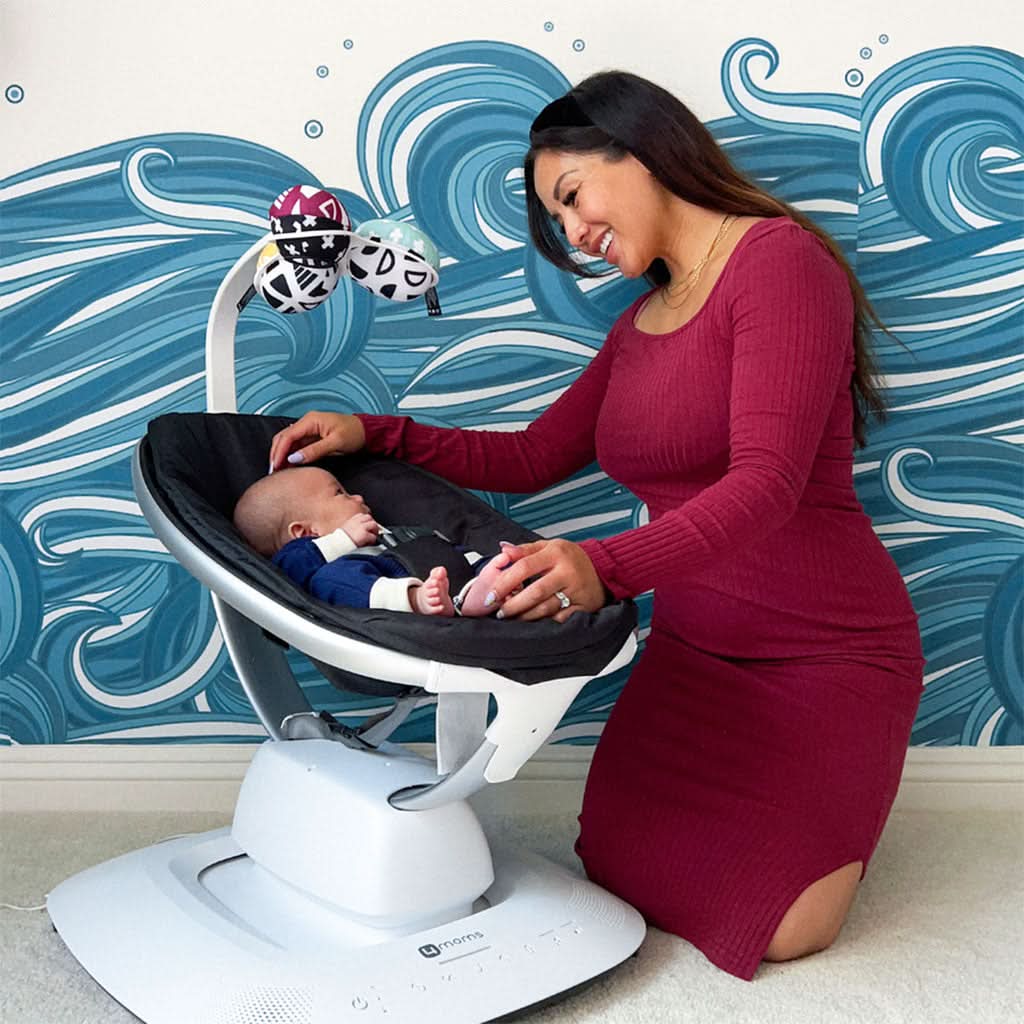 4moms MamaRoo Multi-Motion Baby Swing-Black-Classic_2 - ANB Baby