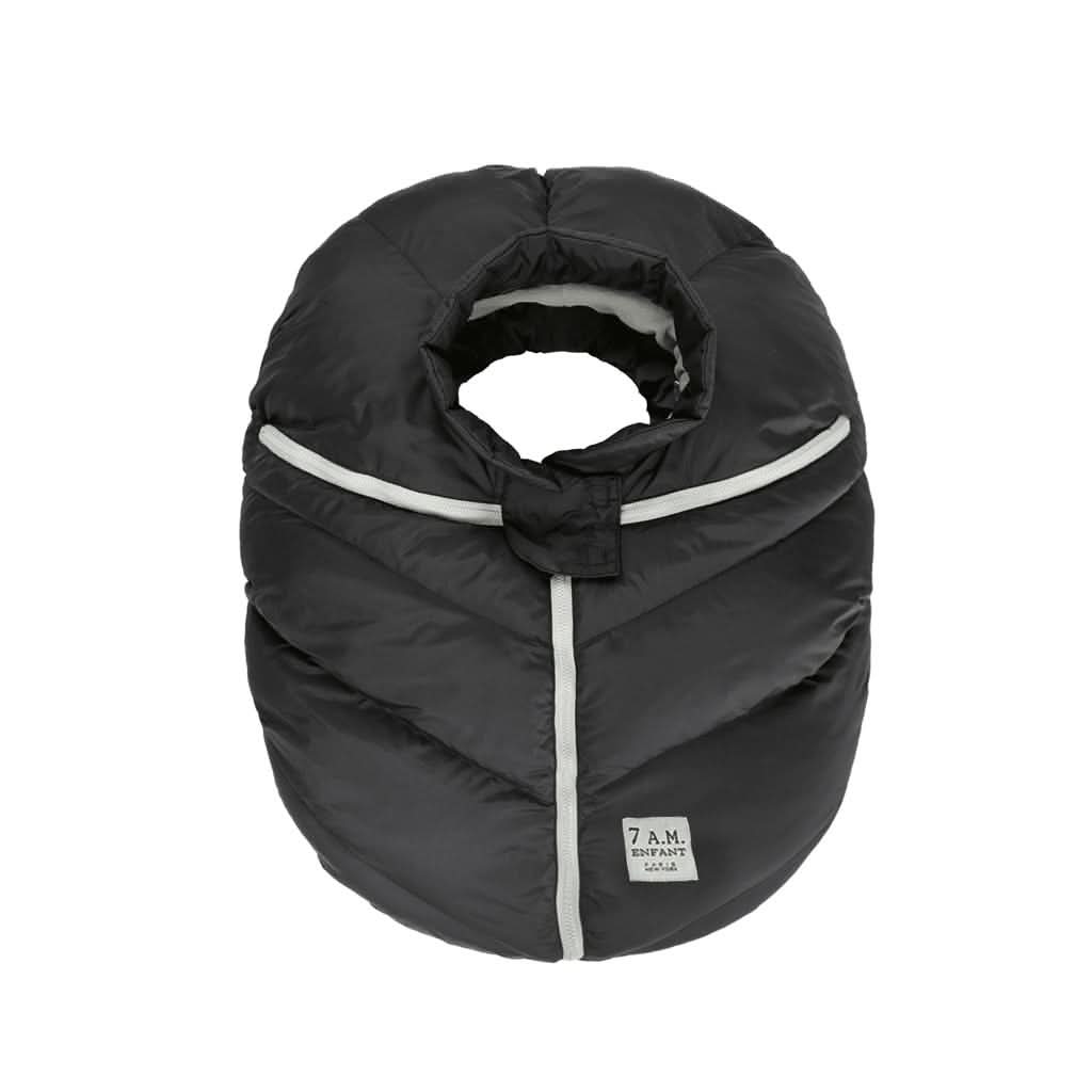 7 AM Enfant Car Seat Cocoon Baby Cover, Black, 0 - 12M, ANB BABY