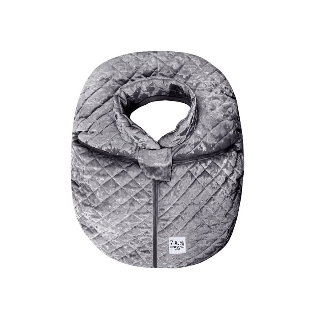 7 AM Enfant Car Seat Cocoon Baby Cover, Quilted Velvet 0 - 12M, ANB BABY