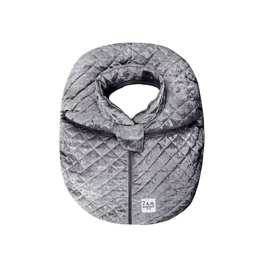 7 AM Enfant Car Seat Cocoon Baby Cover, Quilted Velvet 0 - 12M - ANB Baby