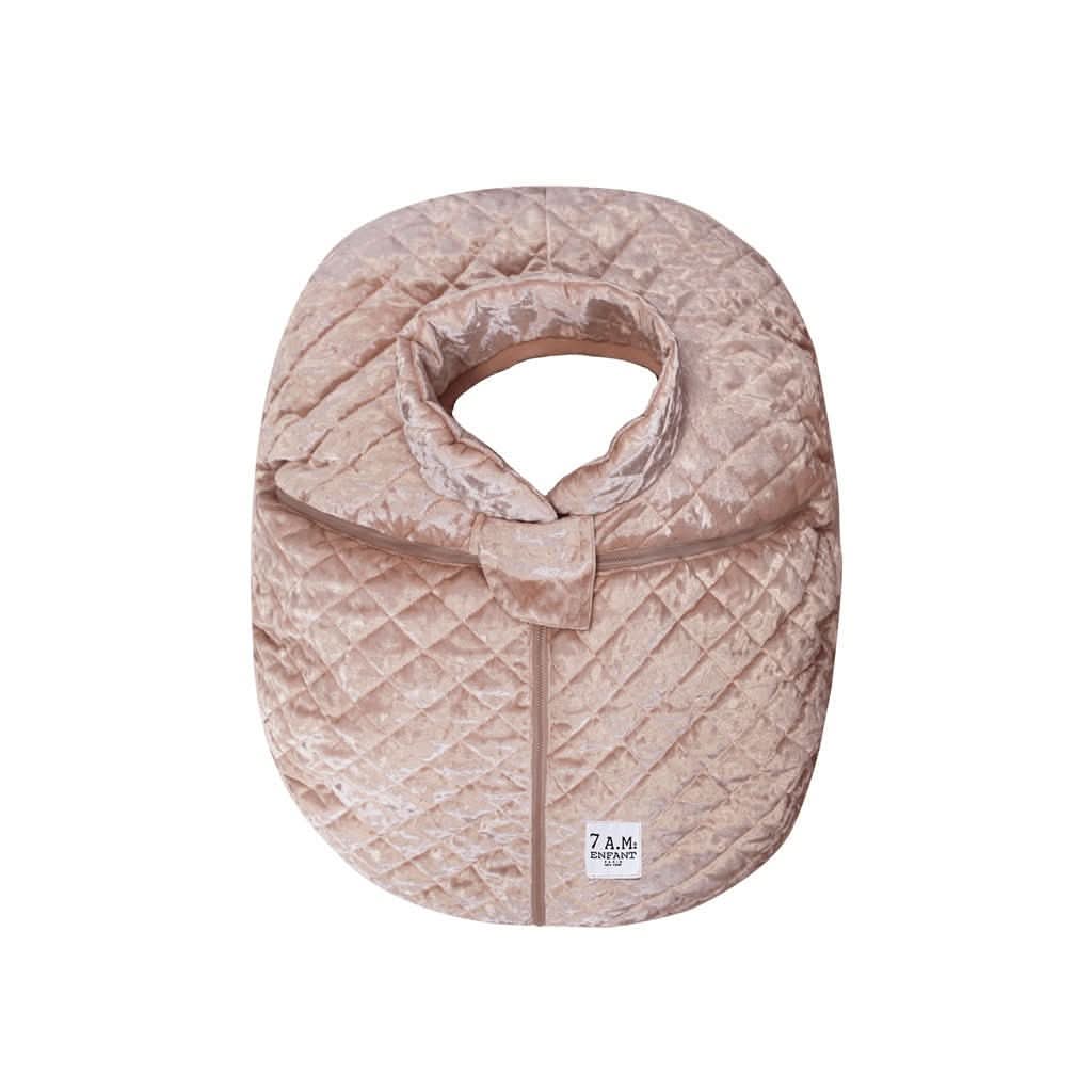 7 AM Enfant Car Seat Cocoon Baby Cover, Quilted Velvet 0 - 12M, ANB BABY