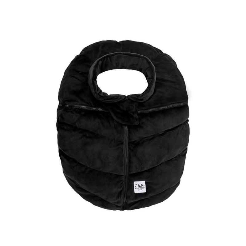 7 AM Enfant Car Seat Cocoon Bebe Mild Climate, Black Velour - ANB Baby