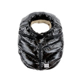 7 AM Enfant Car Seat Cocoon Polar Baby Cover, Black, 0 - 12M - ANB Baby