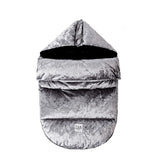 7 AM Enfant GlacierPOD Footmuff, Glacier/Black Plush - ANB Baby