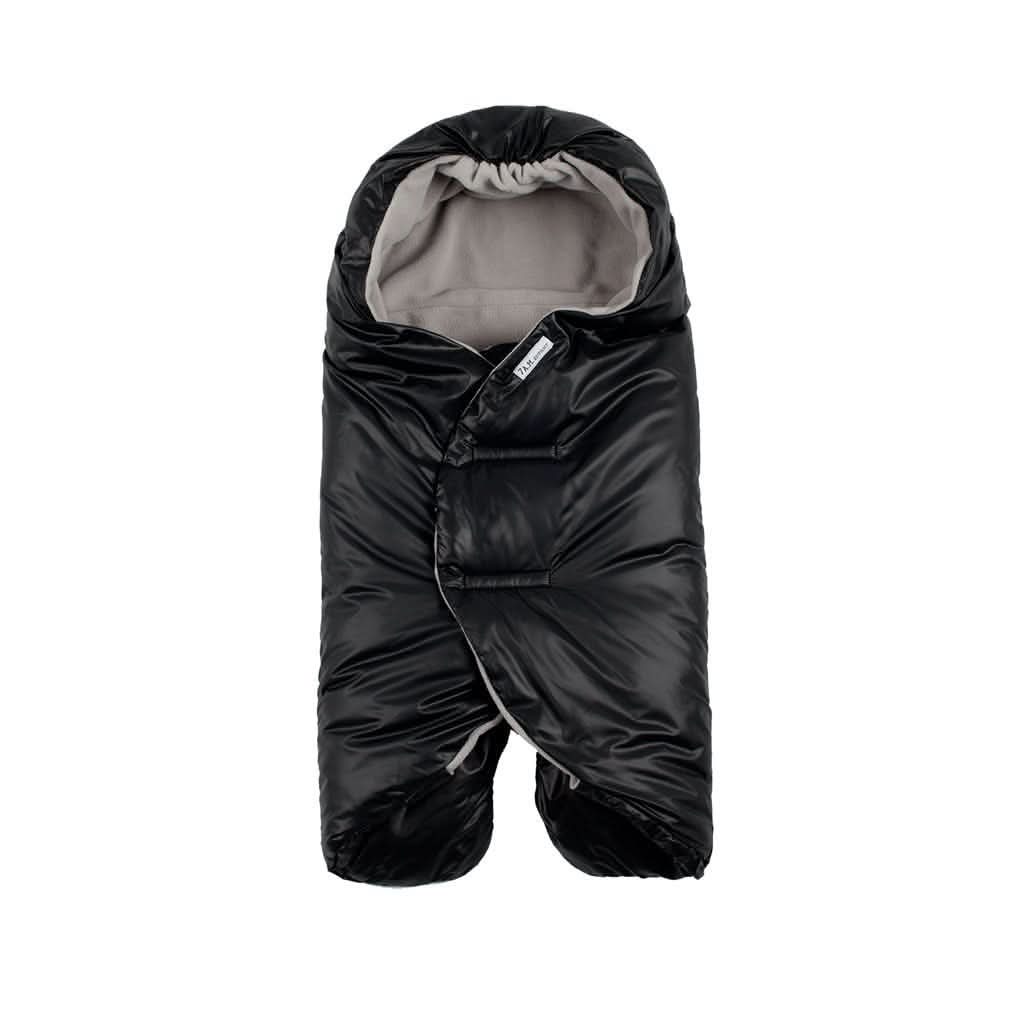 7 AM Enfant Nido Quilted Wrap, Black-Car Seat Accessories-7AM Enfant-Large 6M-12M-ANB Baby Store