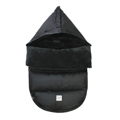 7 AM Enfant PlushPOD Footmuff, Black Plush, ANB BABY