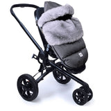 7 AM Enfant PlushPOD Tundra Stroller and Car Seat Footmuff, Heather Grey - ANB Baby