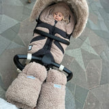 7AM Enfant Classic Warmmuffs, Oatmeal Teddy_4 - ANB Baby